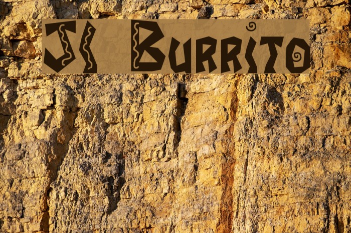 JI Burrito Font examples