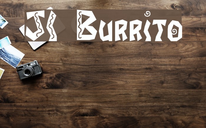 JI Burrito Font examples