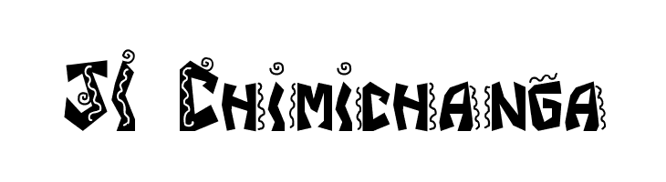 JI Chimichanga  les polices de caractères gratuit tlcharger