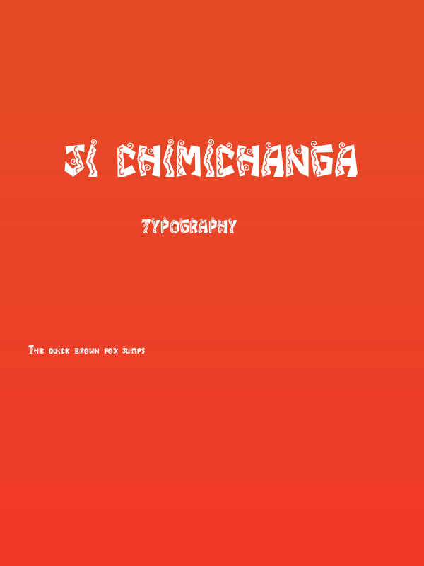 JI Chimichanga Poster