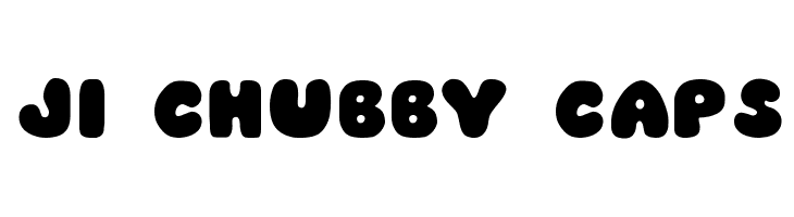 JI Chubby Caps Font