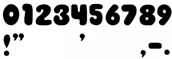 JI Chubby Caps Font OTHER CHARS