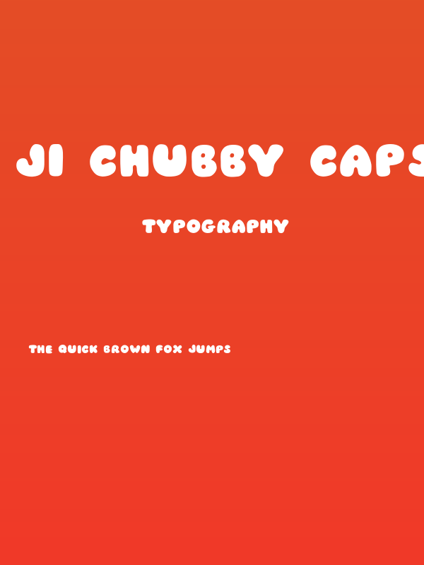 JI Chubby Caps Poster