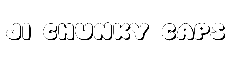 JI Chunky Caps Font