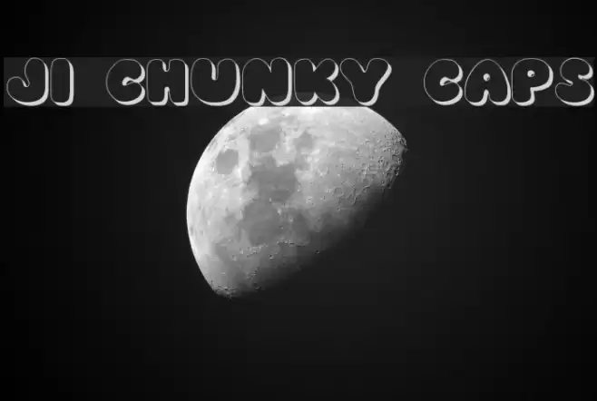 JI Chunky Caps Font examples