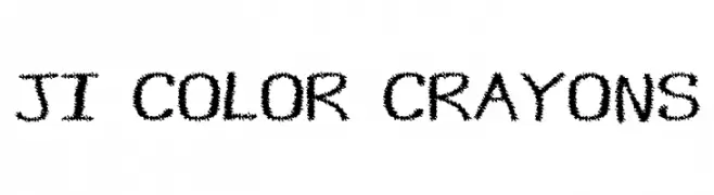 JI Color Crayons  Descarca Fonturi Gratis