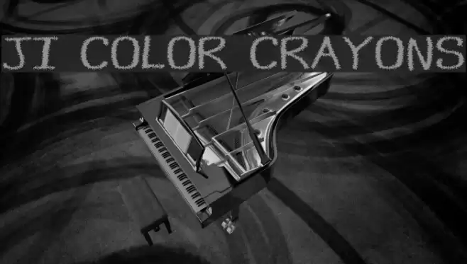 JI Color Crayons フォント examples