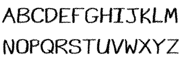 JI Color Crayons Font LOWERCASE