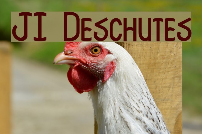 JI Deschutes Font examples
