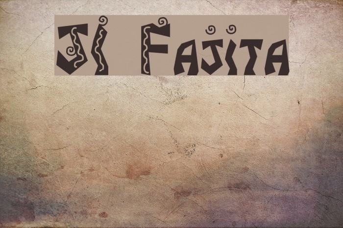 JI Fajita フォント examples