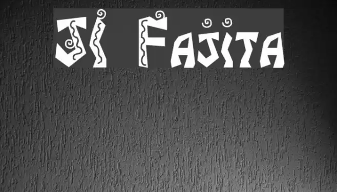 JI Fajita Font examples
