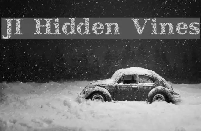 JI Hidden Vines Font examples