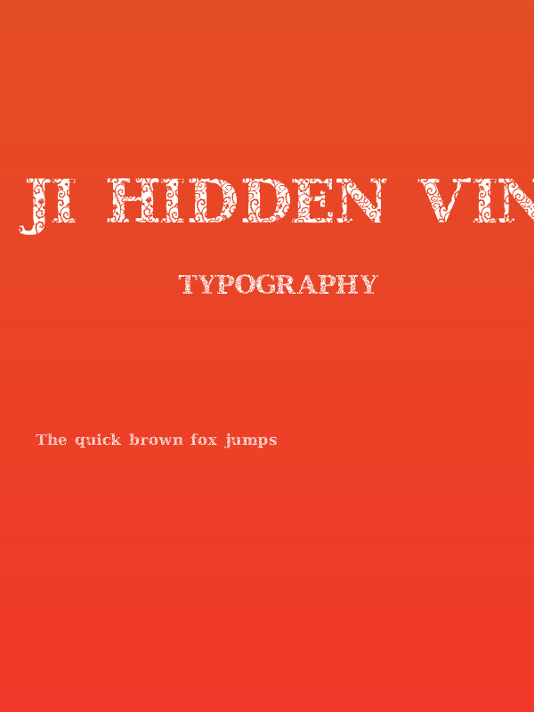JI Hidden Vines Poster