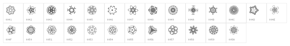 JI Kaleidoscope Bats 4 Character Map