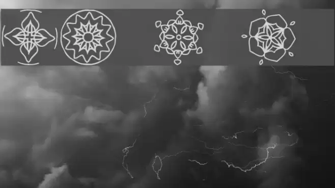 JI Kaleidoscope Bats 4 Font examples