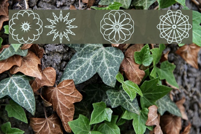 JI Kaleidoscope Bats Font examples