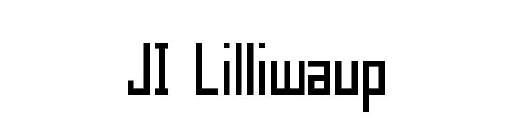 JI Lilliwaup Font