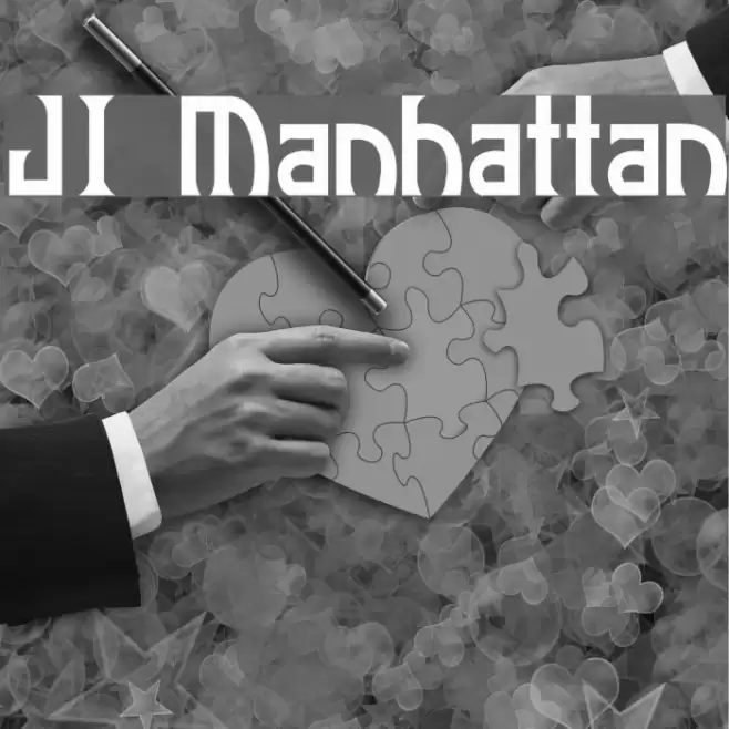 JI Manhattan Font examples
