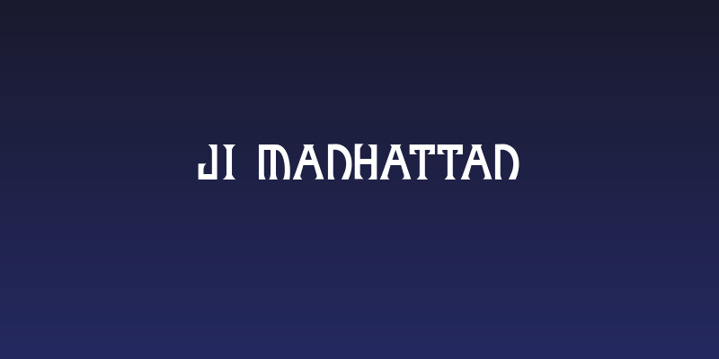 JI Manhattan Social Header