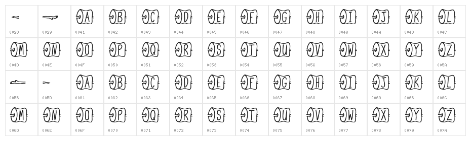 JI Marshmallow Roast Character Map