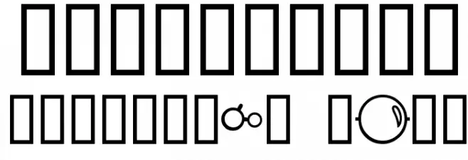 JI Pearl Necklace Font OTHER CHARS