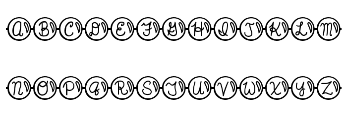 JI Pearl Necklace Font LOWERCASE