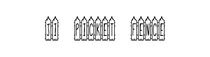 JI Picket Fence  नि: शुल्क फ़ॉन्ट्स डाउनलोड