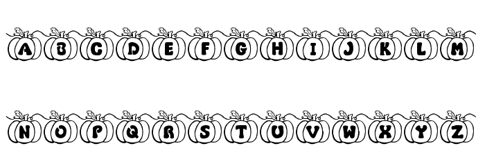 JI Pumpkins Font LOWERCASE