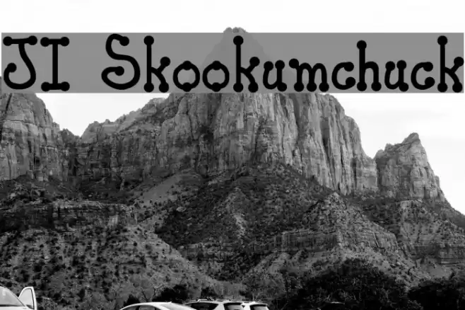 JI Skookumchuck Font examples