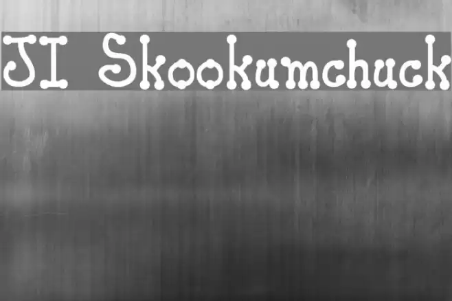 JI Skookumchuck Font examples