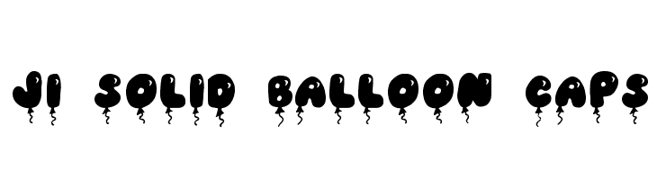 JI Solid Balloon Caps  Descarca Fonturi Gratis