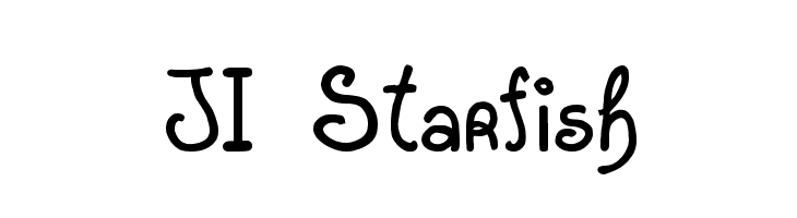 JI Starfish  font caratteri gratis