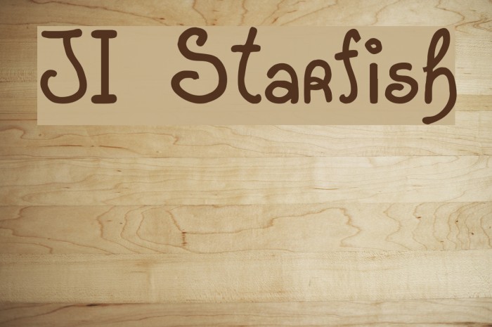 JI Starfish Font examples