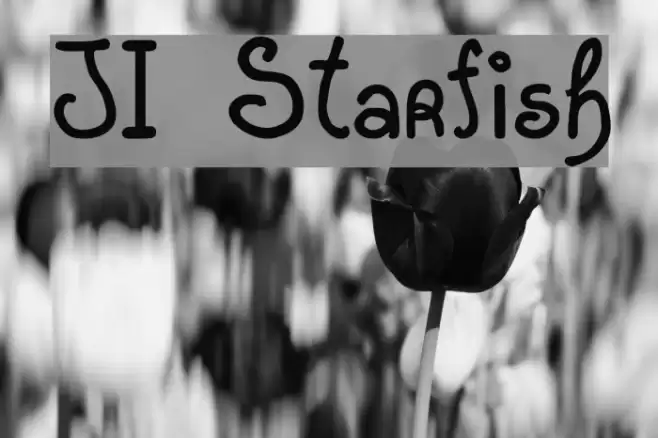 JI Starfish Font examples