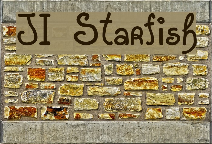 JI Starfish Font examples
