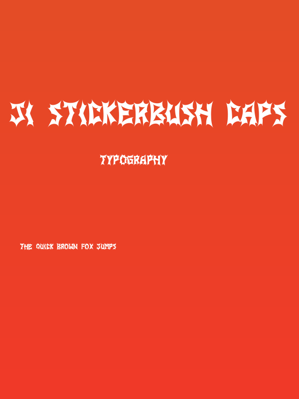 JI Stickerbush Caps Poster