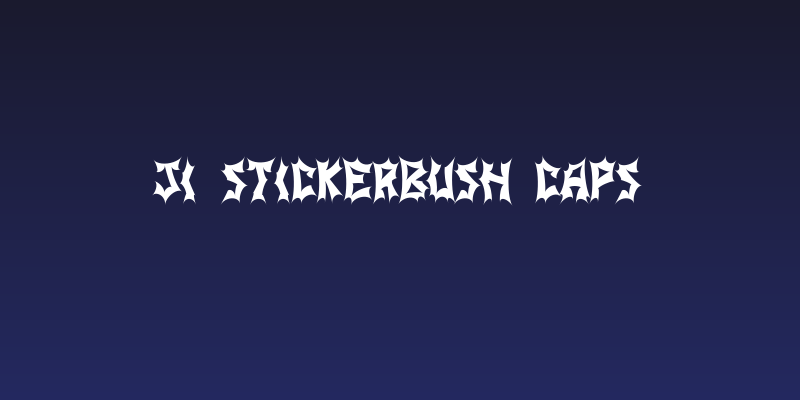 JI Stickerbush Caps Social Header
