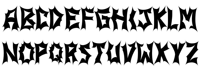 JI Stickerbush Caps Font LOWERCASE