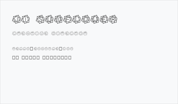 JI Sunflower Business Card
