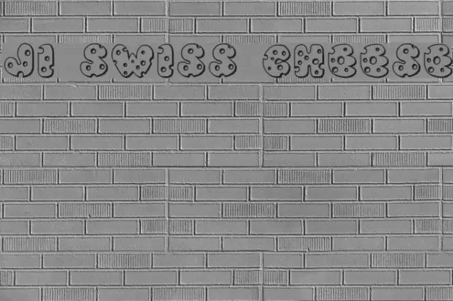 JI Swiss Cheese Font examples