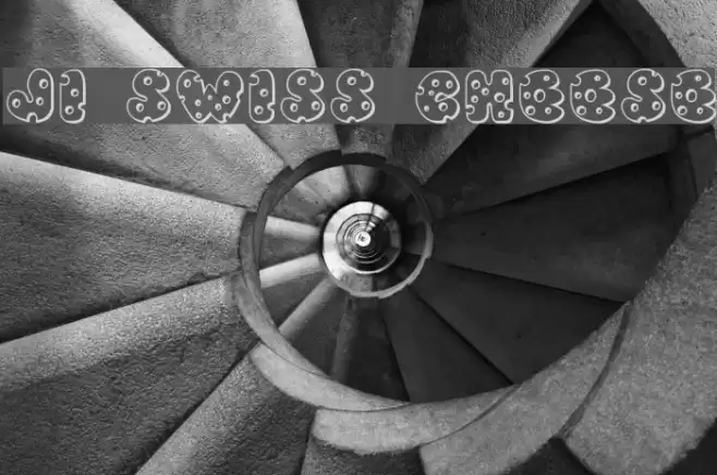 JI Swiss Cheese Font examples