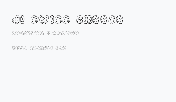 JI Swiss Cheese Business Card