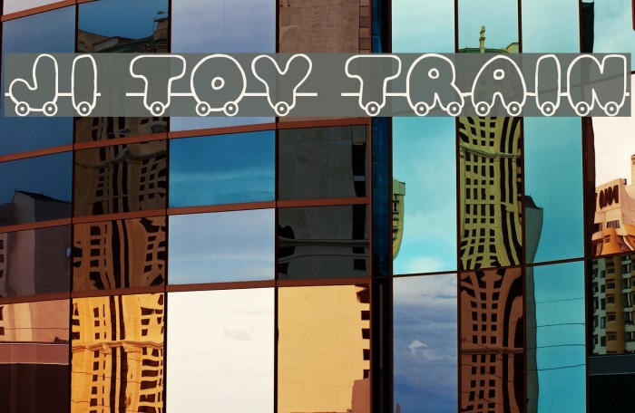 JI Toy Train Font examples