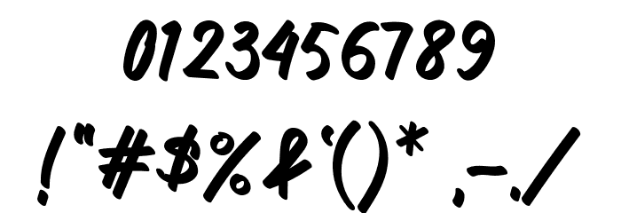 JIANGKRIK Font OTHER CHARS