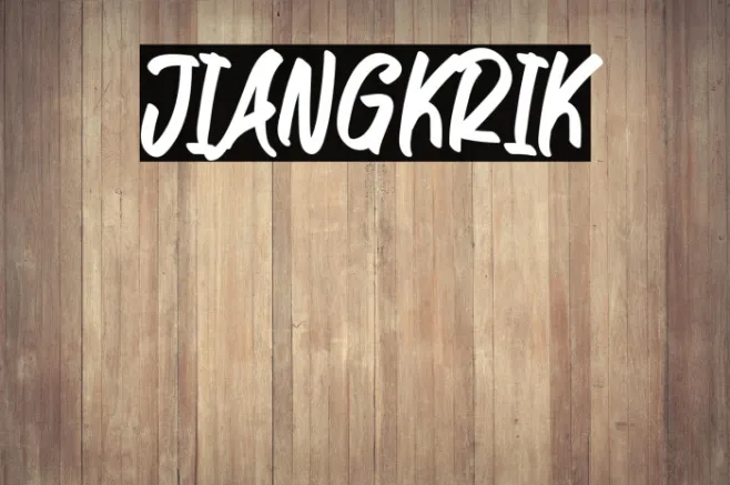 JIANGKRIK Example 1