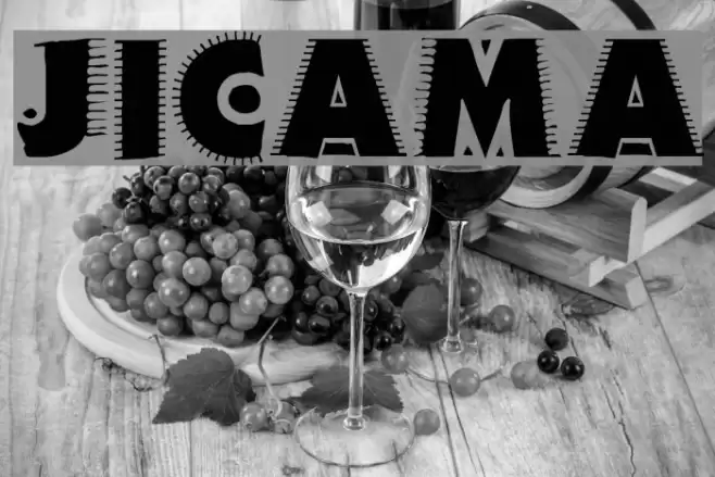 JICAMA Font examples