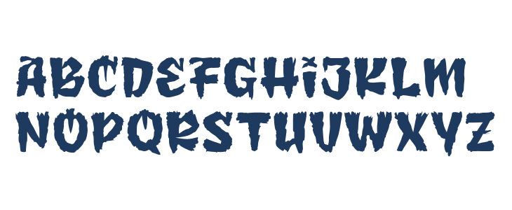 JIFERBOGYPersonalUse-Regular Uppercase