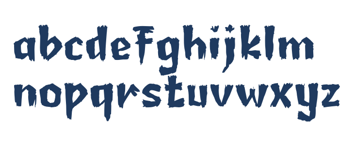 JIFERBOGYPersonalUse-Regular Lowercase