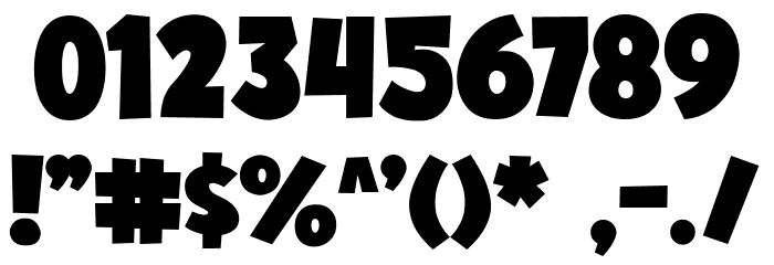 JIMMY BOYZ Font OTHER CHARS