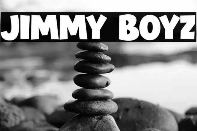 JIMMY BOYZ フォント examples